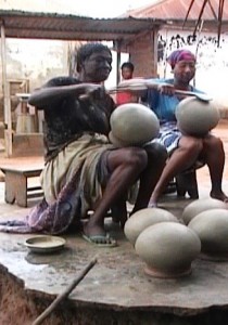 Photo of women ceramic artists in Nigeria