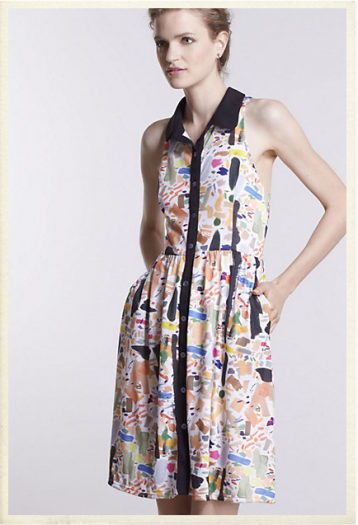 A dress in Mia Christopher's collection for Anthropologie