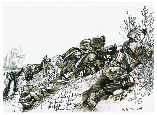 Steve Mumford War Painting