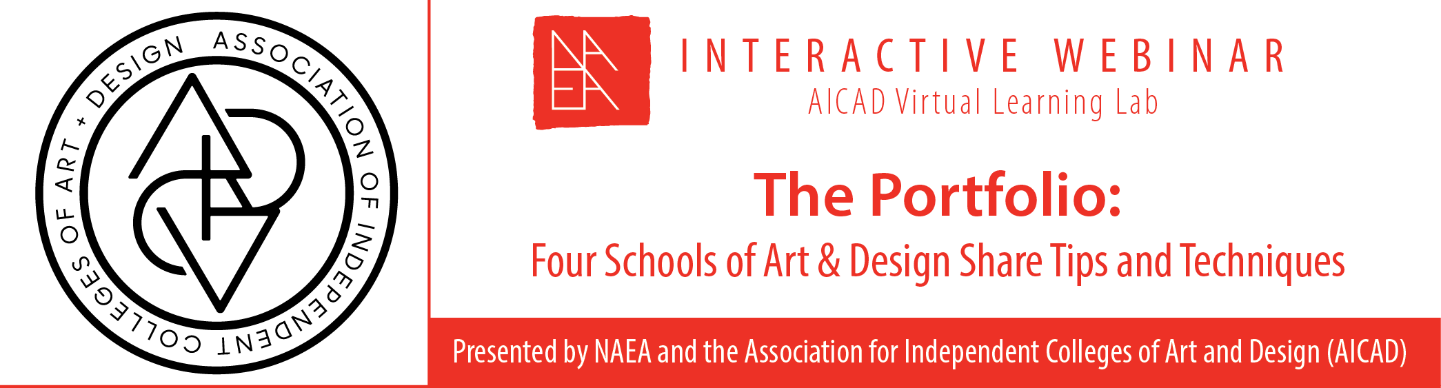 AICAD Portfolio Webinar announcement