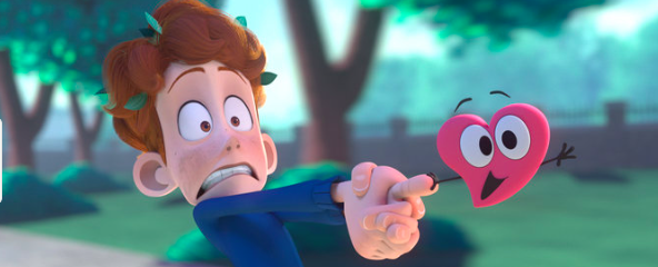 Still image capture from the animated film