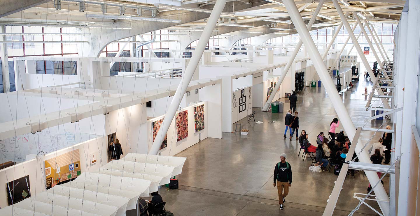 California College of the Arts interior gallery