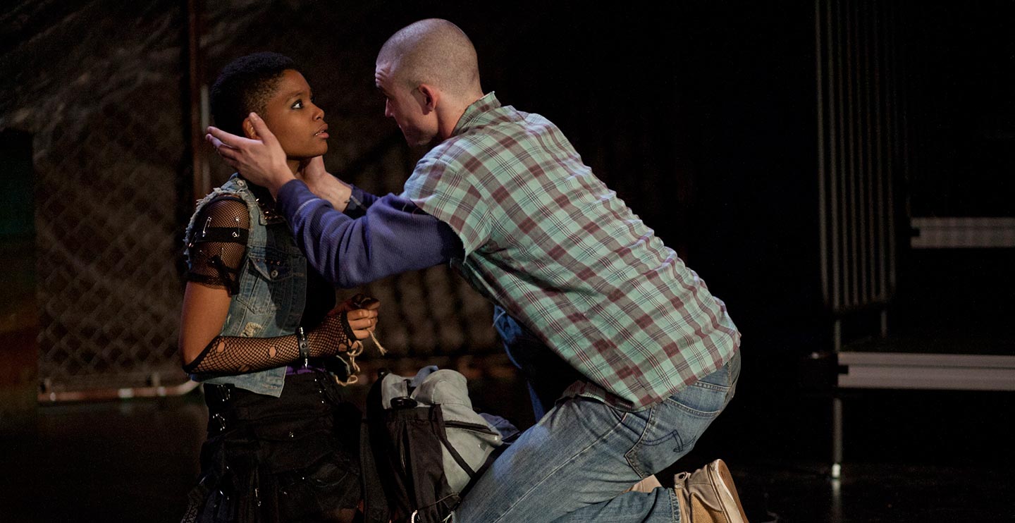 Student actors performing